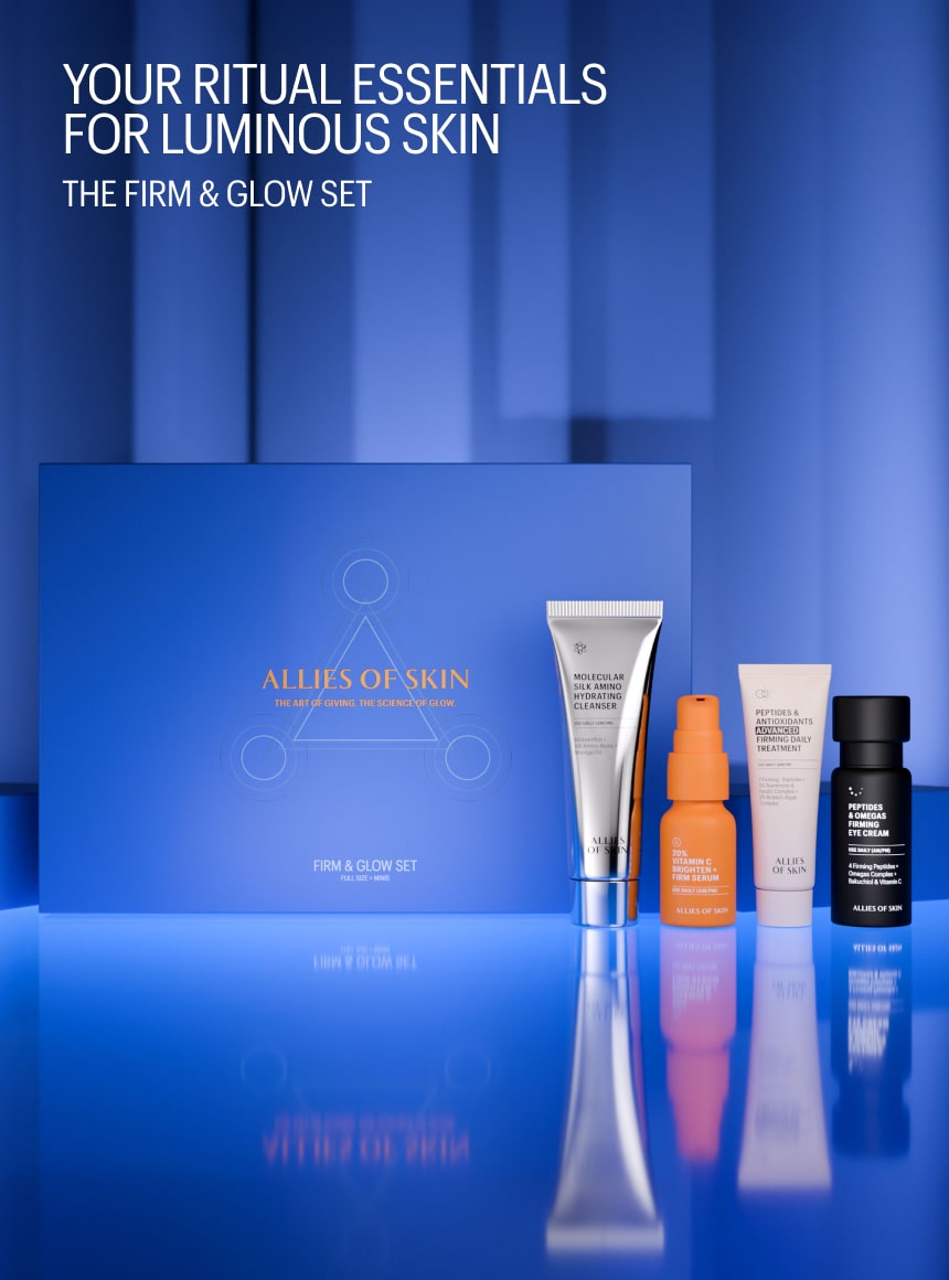 UP TO 35% OFF! The ALLIES OF SKIN Sale is Live + Get a FREE Gift Set Worth £99! 1 HolidayKit FirmGlow 860x1160 Image2 min